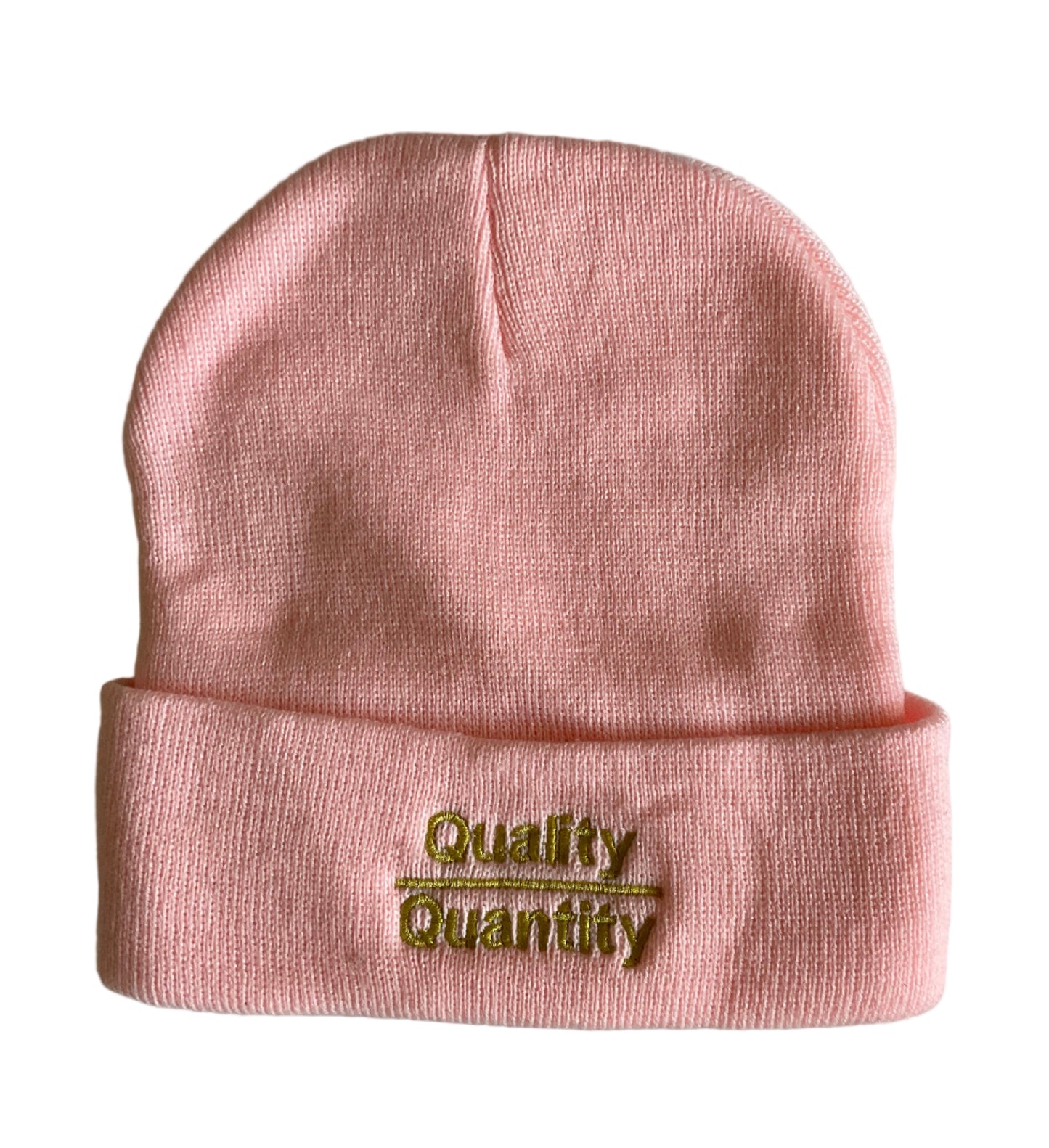 Pink QOQ Premium Cuffed Beanie