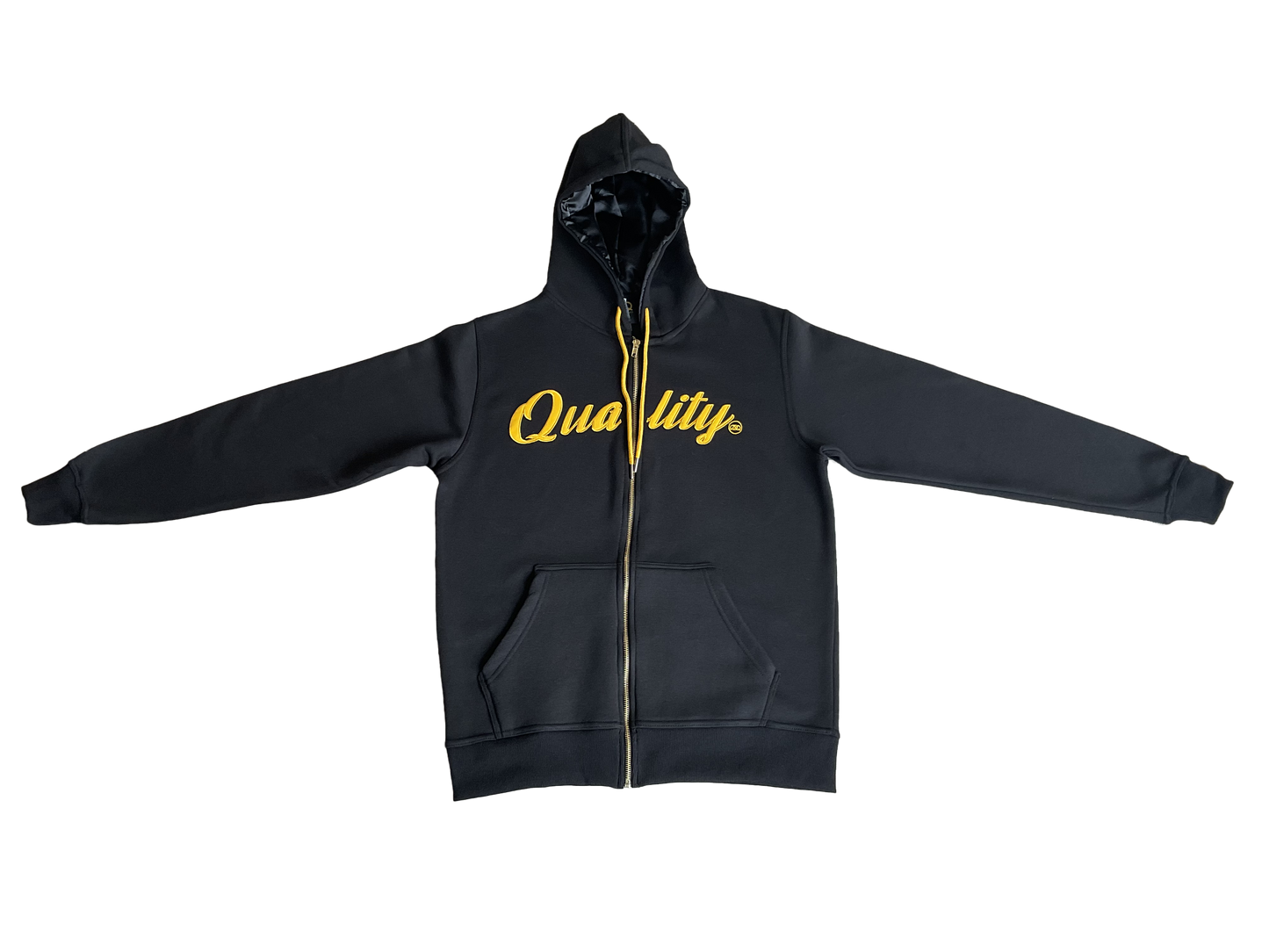 Quality zipped hoodie