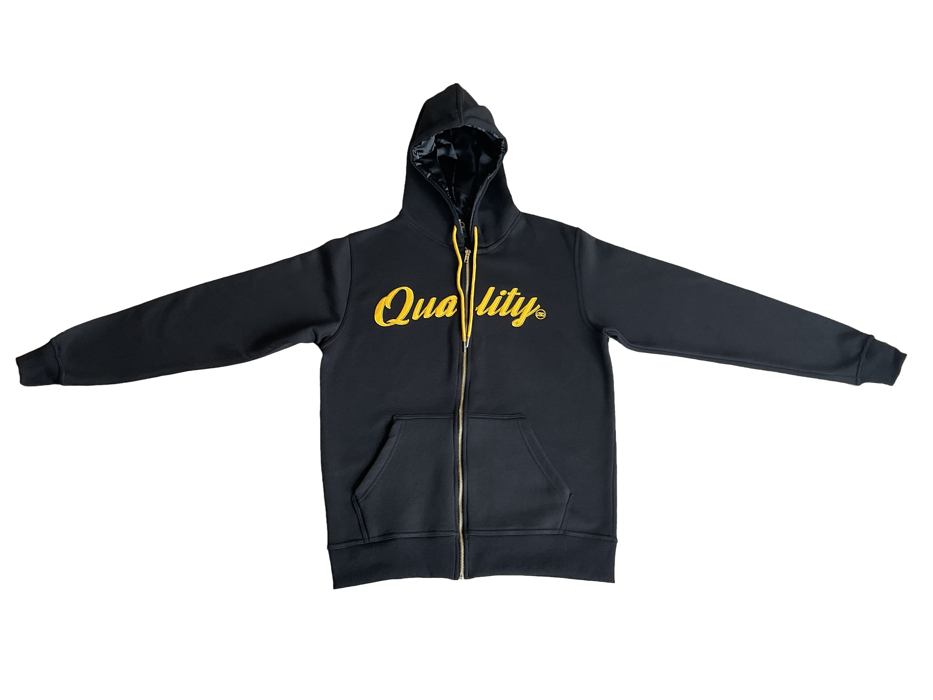 Quality zipped hoodie – Quality Over Quantity