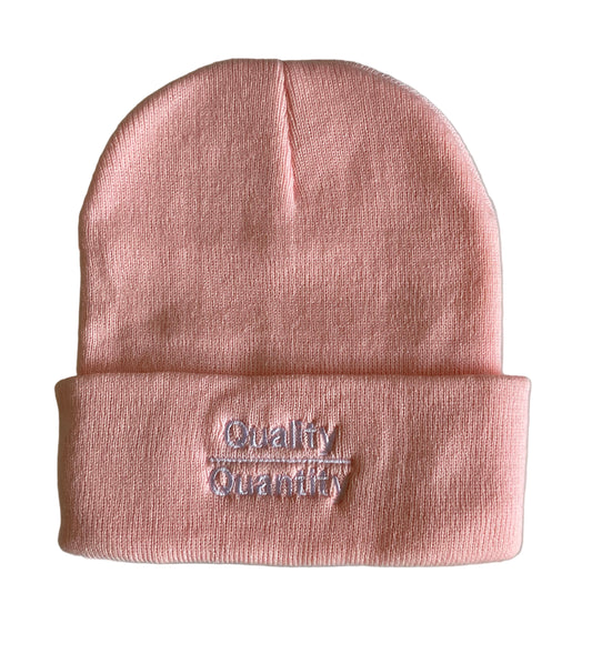 Pink QOQ Premium Cuffed Beanie