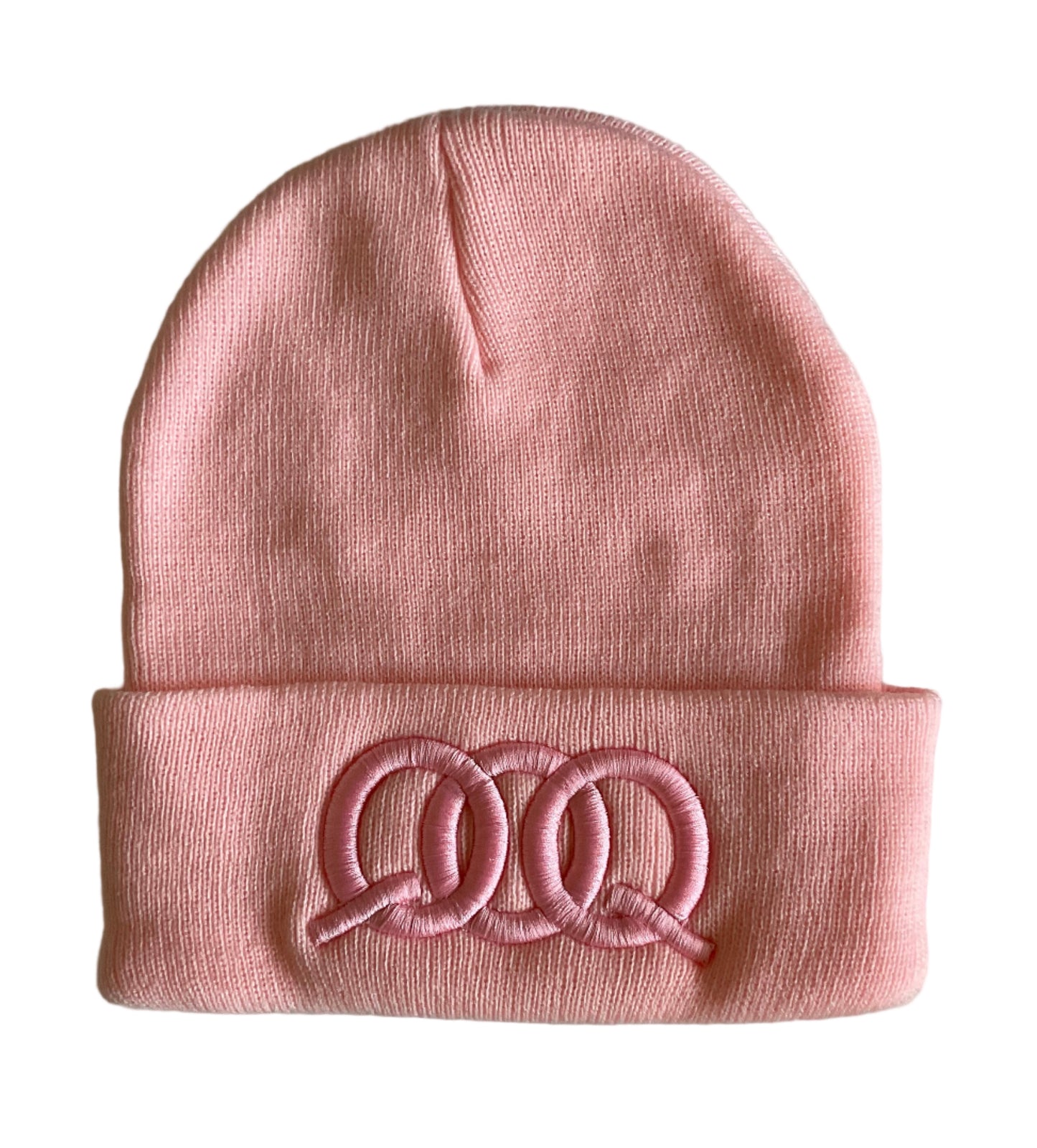 Pink QOQ Premium Cuffed Beanie