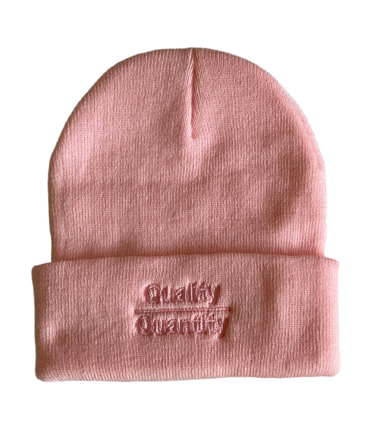 Pink QOQ Premium Cuffed Beanie