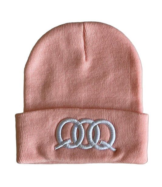 Pink QOQ Premium Cuffed Beanie