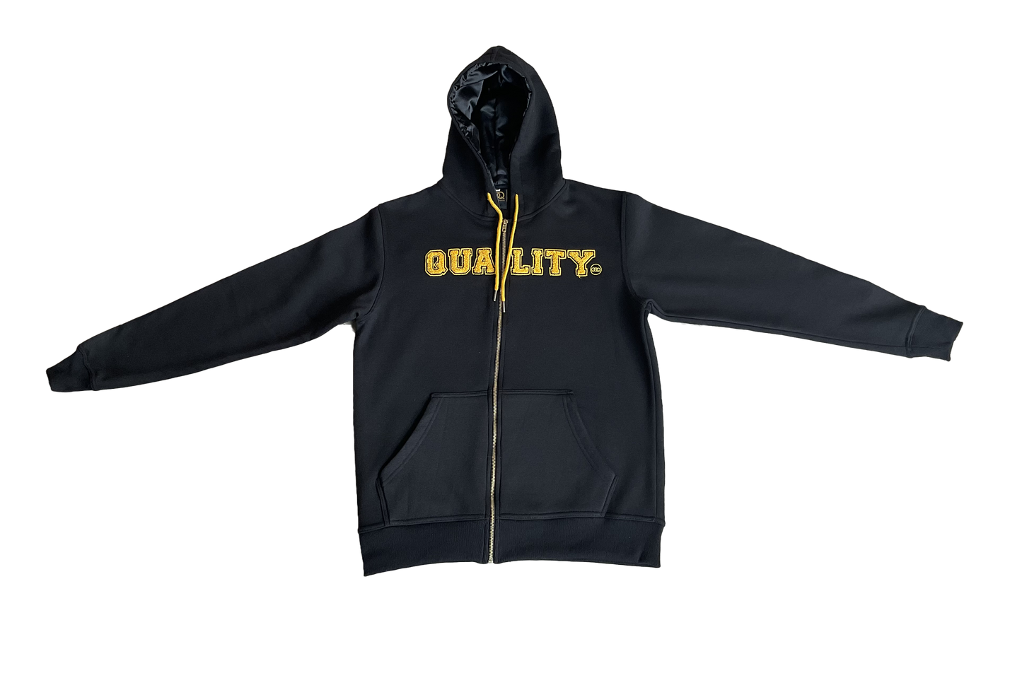 Quality zipped hoodie