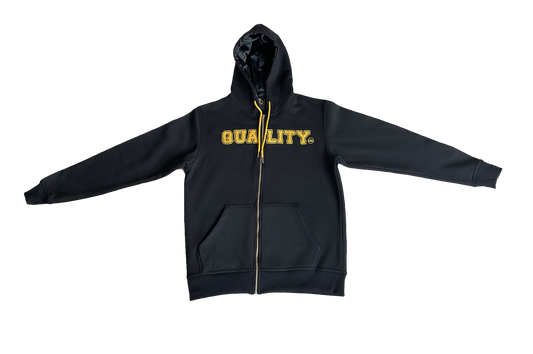 Quality zipped hoodie