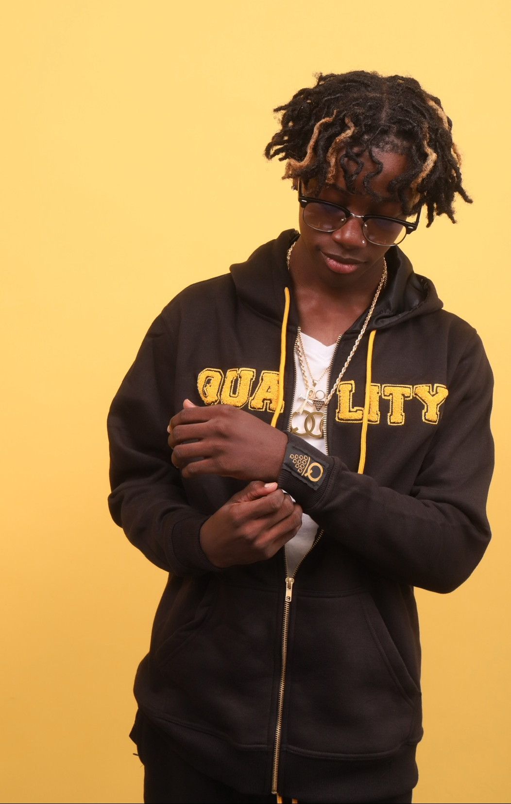 Quality zipped hoodie