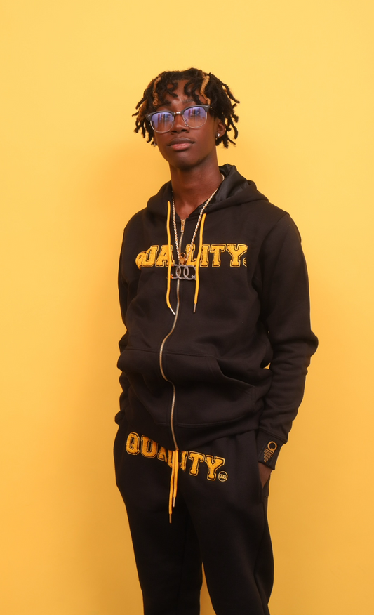 Quality zipped hoodie